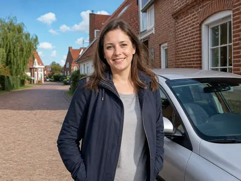 Verkäufer aus Borgentreich mit dem verkauften Fahrzeug